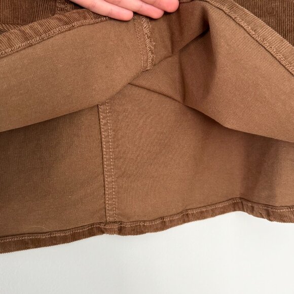 Old Navy High-Rise Brown Corduroy Skirt (16) - Picture 7 of 9